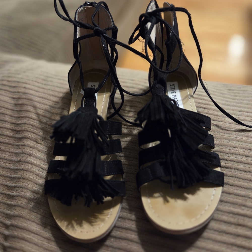 Steve Madden Black Women's Sandals